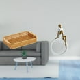 thumbnail image 2 of Cesta De Frutas Tejida, Cuenco Para Aperitivos, Plato De Pan, Figura De Niña De Escritorio, Estatua De Mujer, Centro De Mesa, Dormitorio, Regalo Para Lector, Estantería, Escultura Abstracta, 2 of 8