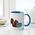 thumbnail image 6 of CafePress - Coffeesquirrelmug Ceramic Mug - 11 oz Ceramic Mug - Novelty Coffee Tea Cup, 6 of 6