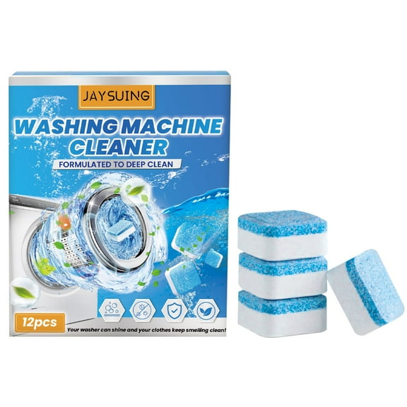 Washing Machine Cleaner Tablets for Front Loaders and Top Loaders | Odor & Residue Removal