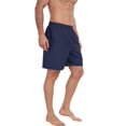 thumbnail image 6 of Adoretex Men's Solid Swim Board Shorts with Mesh Liner, Elastic Waistband Swim Trunks with Two Side Pockets for Adult - M0002 - Navy - M, 6 of 6