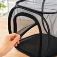 thumbnail image 6 of Foldable Breathable Mesh Insect Breeding Cage, Reusable Transparent Net Habitat Box for Insect Observation, Butterfly Creepy Crawler Breeding, 12"(Blue), 6 of 7
