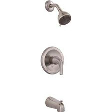 Premier Tug - Premier Creswell Single-Handle Tub & Shower Faucet, Brushed Nickel
