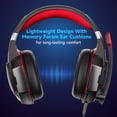 thumbnail image 6 of Gaming Headset Wired for PS5 PC PS4 Switch, Over Ear Gaming Headphones with Surround Noise Cancelling Mic/RGB/3.5mm for Xbox/Red, 6 of 9