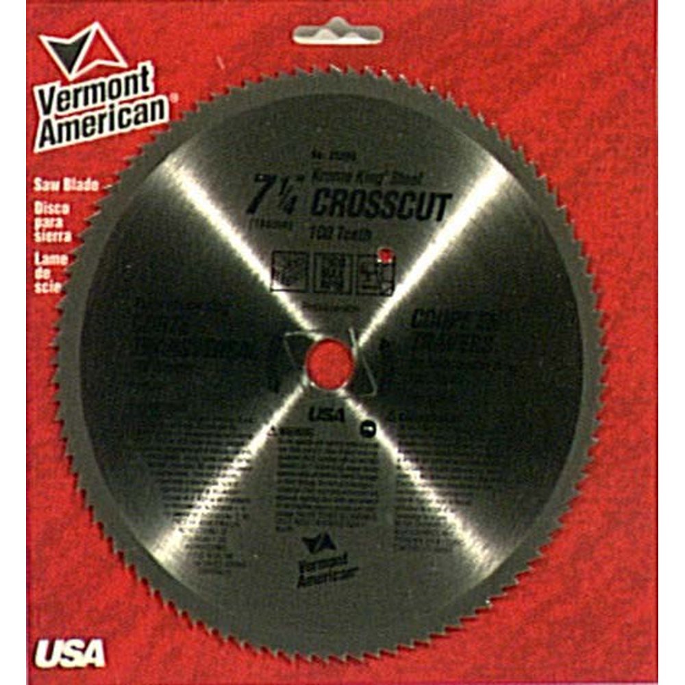 Vermont American 25290 Krome King Crosscut Circular Saw Blades