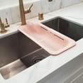 thumbnail image 5 of Over the Sink Colander Strainer Basket - Multifunctional Kitchen Gadget for Your New Home Kitchen Essentials Pink, 5 of 7