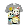 thumbnail image 5 of Cuphead T-Shirts for Men Women, Anime Short Shirts, Unisex Short Sleeve Tops, Crew Neck Tee Shirts, S-4XL, 5 of 8