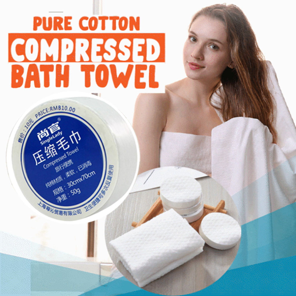 Travel Disposable Compression Towel Pure Cotton Swimming Towels Outdoor 