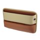 thumbnail image 1 of Relleno de espacio para asiento de coche, organizador multifunción para asiento de coche, consola, bolsillo lateral, caja de almacenamiento, marrón y Beige, 1 of 1
