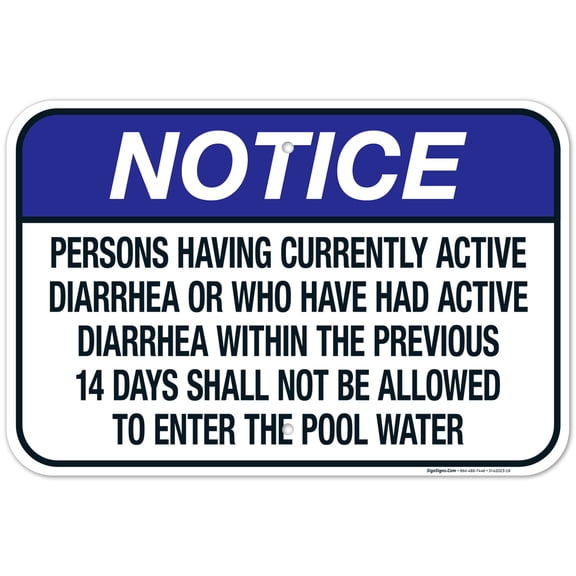 California Notice Sign, Complies With State Of California Pool Safety Code, 12x18 Aluminum