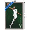 thumbnail image 6 of NBA Milwaukee Bucks - Giannis Antetokounmpo 19 Wall Poster, 14.725" x 22.375", Framed, 6 of 6