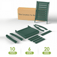 thumbnail image 3 of Oversized HDPE Outdoor Rocking Chair With High Back for Outside Indoor Support 400 lbs,Forest（Set of 4）, 3 of 8