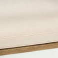 thumbnail image 6 of GDF Studio Abraham Outdoor Acacia Wood Club Chairs with Cushion, Set of 2, Natural and Cream, 6 of 7
