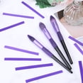 thumbnail image 4 of 100Pcs Makeup Brushes Pen Guard Protector 4.7 inch Purple Expandable Mesh Sleeve Covers Reusable Make Up Brushes Sheath Mesh Netting Protector, 4 of 6
