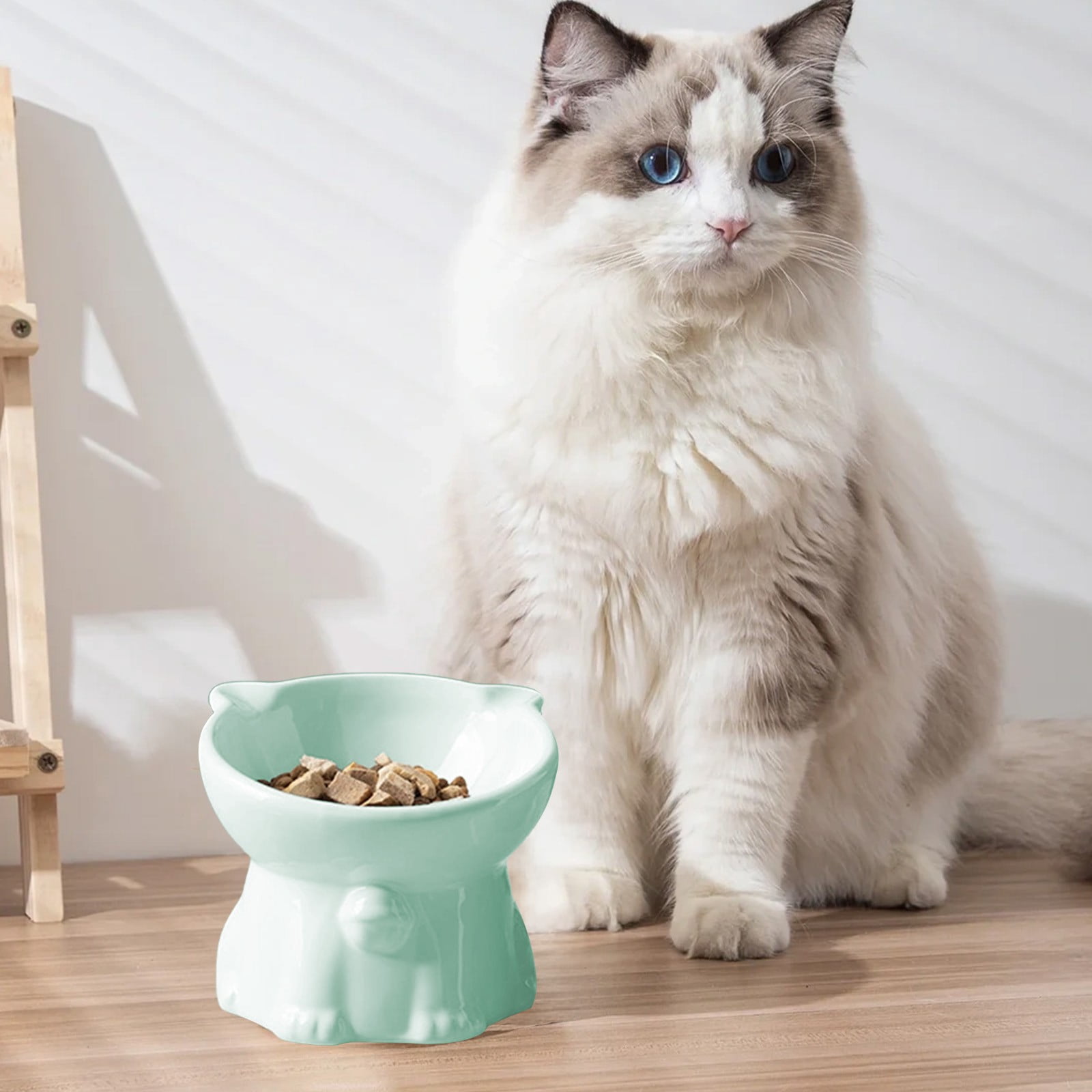 Elevated Dog Bowl for Small Dogs Pet Bowls,Food Bowl Cat Large Cat Food Bowl,Small Ceramic Dog Bowl Cute Cat Food Bowl,Cat Water Bowl Wet Cat Food Bowl