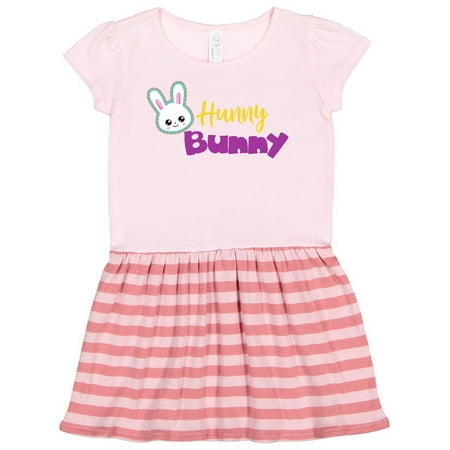 

Inktastic Hunny Bunny White Bunny Easter Bunny Rabbit Gift Toddler Girl Dress