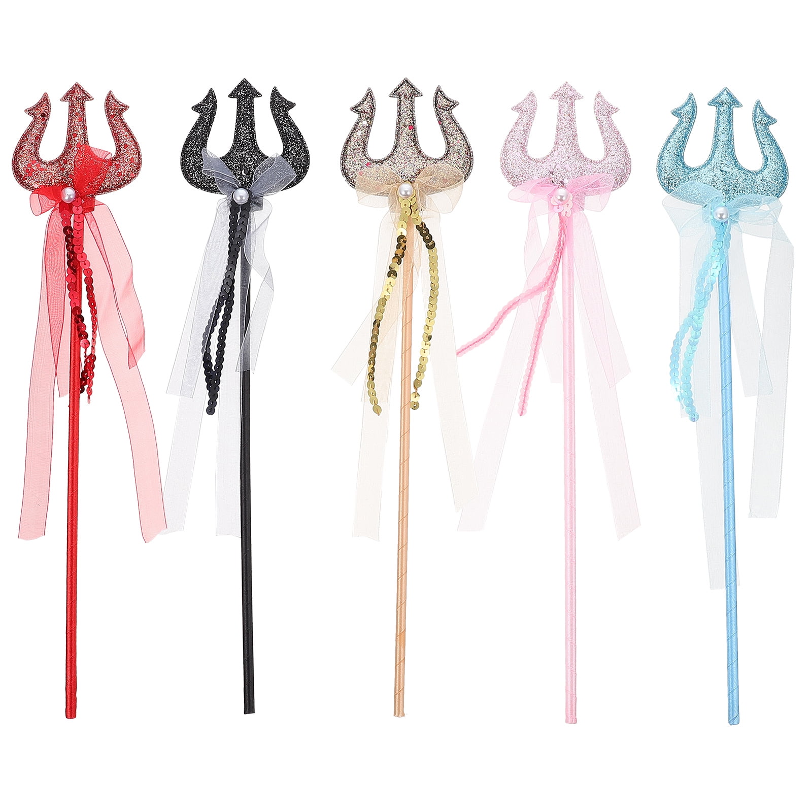 NUOLUX Wand Fairy Costume Cat Girls Wands  Accessories Star Kids Halloween Party Up Stick Pitchfork Glitter Mean Queen Tooth