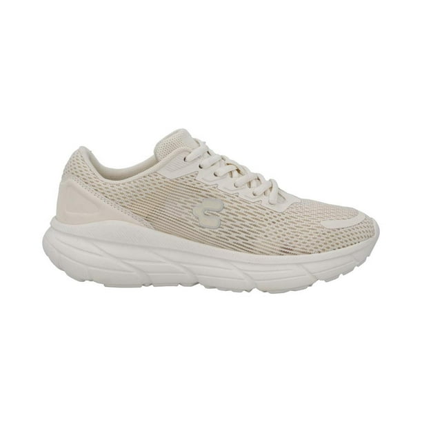Tenis Mujer Charly Comodos Flexibles Textiles Correr Ejercicio Beige 23