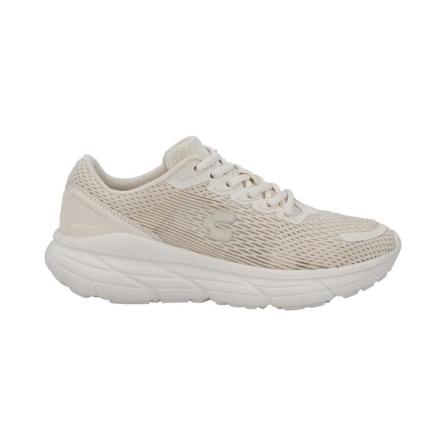 Tenis Mujer Charly Comodos Flexibles Textiles Correr Ejercicio Beige 23