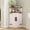 White, variant on Corner Storage Cabinet, Farmhouse Small Floor Corner Cabinet with Barn Door and Adjustable Shelf, Narrow Cabinet Organizer for Bathroom,Pantry, Living Room, Kitchen, White