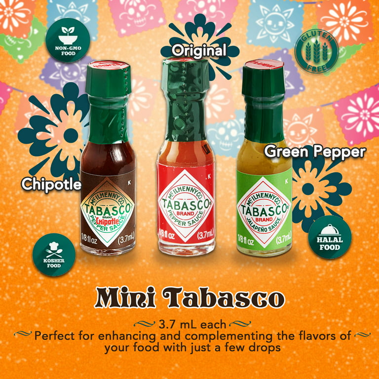 Tabasco Hot Sauce Keychain Real Bottle of