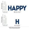 thumbnail image 6 of Big Dot of Happiness Happy Father's Day - We Love Dad Party Letter Banner Decoration - 36 Banner Cutouts and Happy Father's Day Banner Letters, 6 of 7