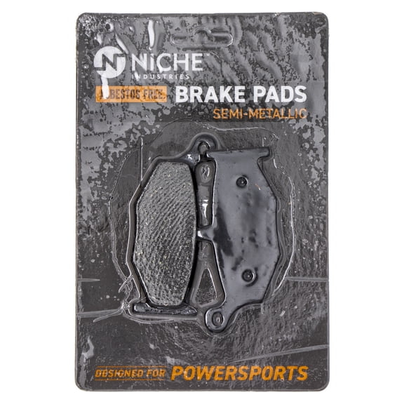Niche Rear Brake Pad Set for Suzuki GSXR600 Semi-Metallic Motorcycle 519-KPA2398D