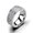 14K White Gold-Plated, variant on 14K Gold Plated Cubic Zirconia Ring Unisex Size 9