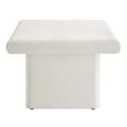 thumbnail image 4 of Modway Relic Concrete Textured Coffee Table in White, 4 of 10