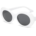 thumbnail image 4 of Gafas de sol jinwen 2xVintage Retro Lentes de Espejo Redondas para Hombres y Mujeres Gris, 4 of 6