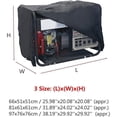 thumbnail image 5 of Waterproof Protective Cover for And Generator, Protective Tarpaulin in 210D Polyester Oxford for Generators and Energy (66*51*51cm), 5 of 5