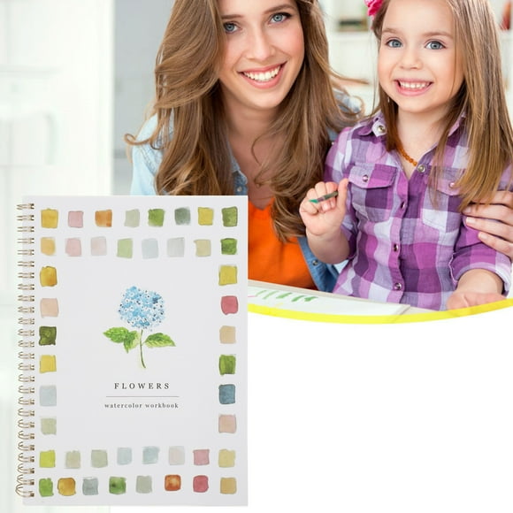 Mohdy Watercolor Workbook C,Watercolor Workbooks Beginner Friendly Birds Watercolor Workbooks 12 Colors Watercolor Paint Set with Paint Brush Art Crafts Painting Water Color Book for Kids Adults