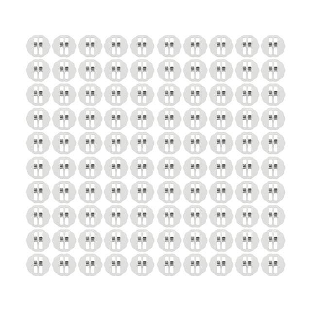 Clips De Mecha De Vela De Madera Clip De Acero Inoxidable Soporte De Mecha De Vela Soporte De Núcleo De Vela De Madera Soporte De Base De Mecha De Vela Soportes100 Uds. Speravity HA016584-00
