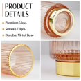 thumbnail image 4 of Soporte organizador para brochas de maquillaje FullMeet Crystal Glass Pink, 4 of 8