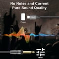 thumbnail image 3 of J&D USB-C to 6.35mm TS Audio Cable, 6.6 ft, Stereo for Guitars & Amplifiers, 3 of 8