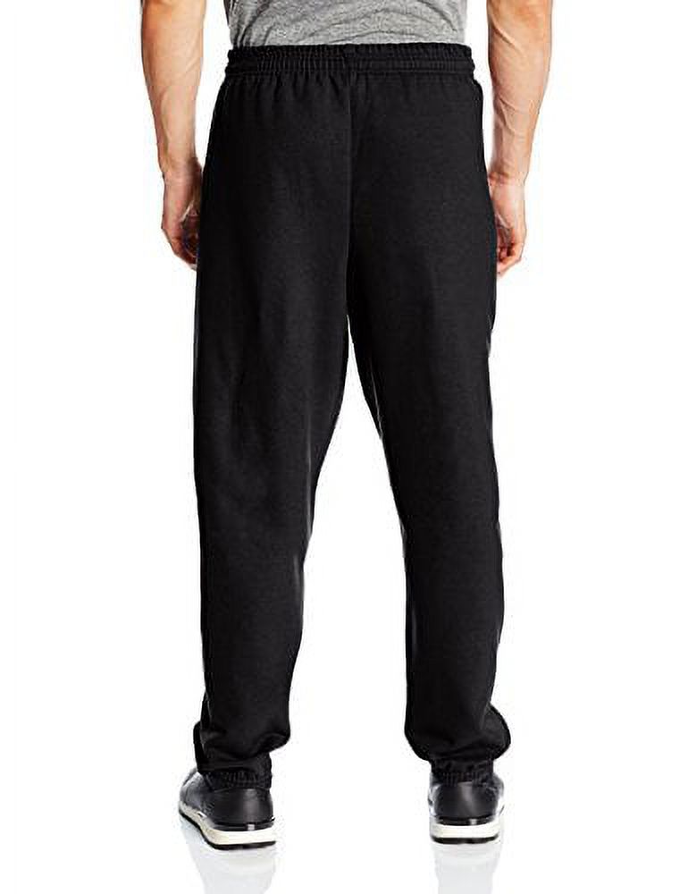 Hanes Men's EcoSmart Fleece Sweatpant, Black, Large (Pack of, Black, Size Large - image 2 of 2