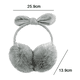 thumbnail image 2 of Orejeras ajustables para esquí para niña, calentador de orejas con lazo, orejeras para exteriores, orejeras de invierno para mujer, 2 of 5