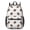 Football Icon Brown, variant on Football Stripe Red Pattern 17" School Backpacks for Teens,Waterproof Oxford Fabric,S-Shape Padded Straps for School,Travel,Hiking,Camping