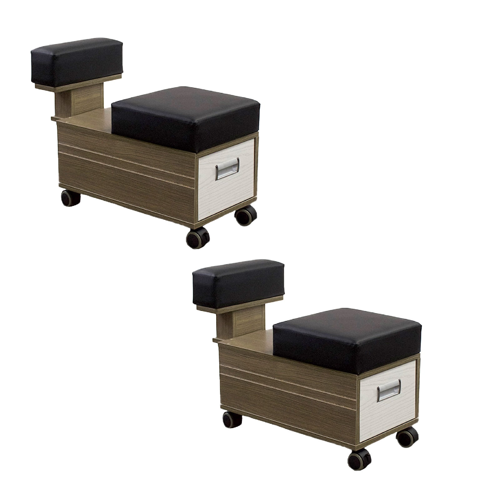 Pedicure Trolley ALERAII Pedicure Cart with Foot Rest for Nail Salon