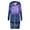 Blue, variant on WXLWZYWL Womens Plus Size Halloween Hoodies Long Sleeve Retro Halloween Graphic Print Cardigans Coat Full Zip Up Casual Loose Long Hooded Sweatshirts Coats