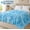 Blue water ripple print, variant on Cooling Blanket for Warm Nights, Lightweight Summer Throw Blanket,Throw - 50"×70"