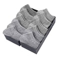 thumbnail image 4 of hengtong 10 Pairs Ankle Socks Anti Skid Breathable Comfortable Summer Invisible Socks Gray, 4 of 7