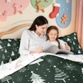 thumbnail image 5 of Manfei Christmas Winter Holiday 7-Piece Twin Bedding,Farmhouse Santa Claus Bedding Comforter Set,Xmas Reversible, 5 of 7