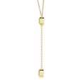 thumbnail image 2 of Angara Collier Péridot Naturel - Collier Style Lariat Péridot Rond 2,8 ct en Or Jaune 14K pour Femmes, 2 of 8