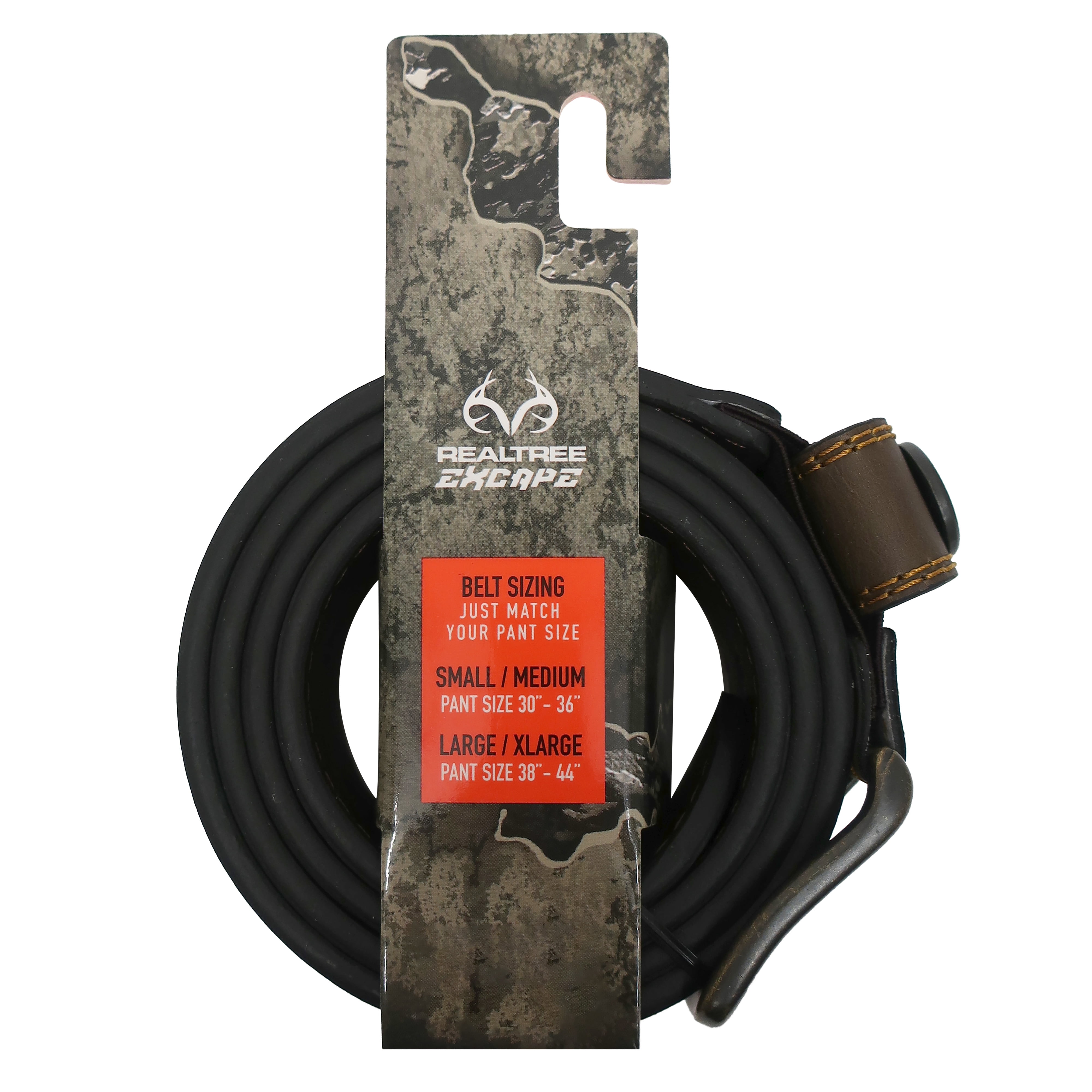 Realtree Excape Men's Stretch Shot Shell Belt Brown Size L/XL