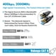 thumbnail image 2 of Cable Ethernet Cat 8 Cable de red de Internet de alta velocidad para trabajo pesado de 3 pies Cable Lan profesional 26 AWG 2000 Mhz 40 Gbps con conector Rj45 chapado en oro blindado en pared interior, 2 of 7