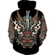 thumbnail image 2 of Sudadera con capucha de samurái japonés con estampado 3D para hombre, sudadera con estampado moderno y personalidad, camisetas de manga larga estilo Harajuku, sudaderas holgadas, 2 of 4