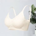 thumbnail image 4 of BaoFuBaoMei Womens Ribbed Bras Plus Size Push up Wireless Bra Adjustable Strap Seamless Brassiere Supportive Breathable Bralette, 4 of 4