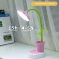 thumbnail image 4 of Lampe de Bureau à DEL USB Rechargeable Veilleuse avec Porte-Stylo, 4 of 8