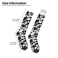 thumbnail image 2 of Rateoe Cow Skin 1 Pattern Women’s Knee High Crew Socks,Trouser Socks Comfortable, Breathable, Moisture-Wicking and Soft, 2 of 6