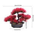 thumbnail image 3 of NWOKYZGH Artificial Bonsai, Simulation Bonsai, Artificial Bonsai Simulation Plants Tree for Home and office Interior Plants Ornaments Emulate Decorative Mini Welcoming Pine, 3 of 6